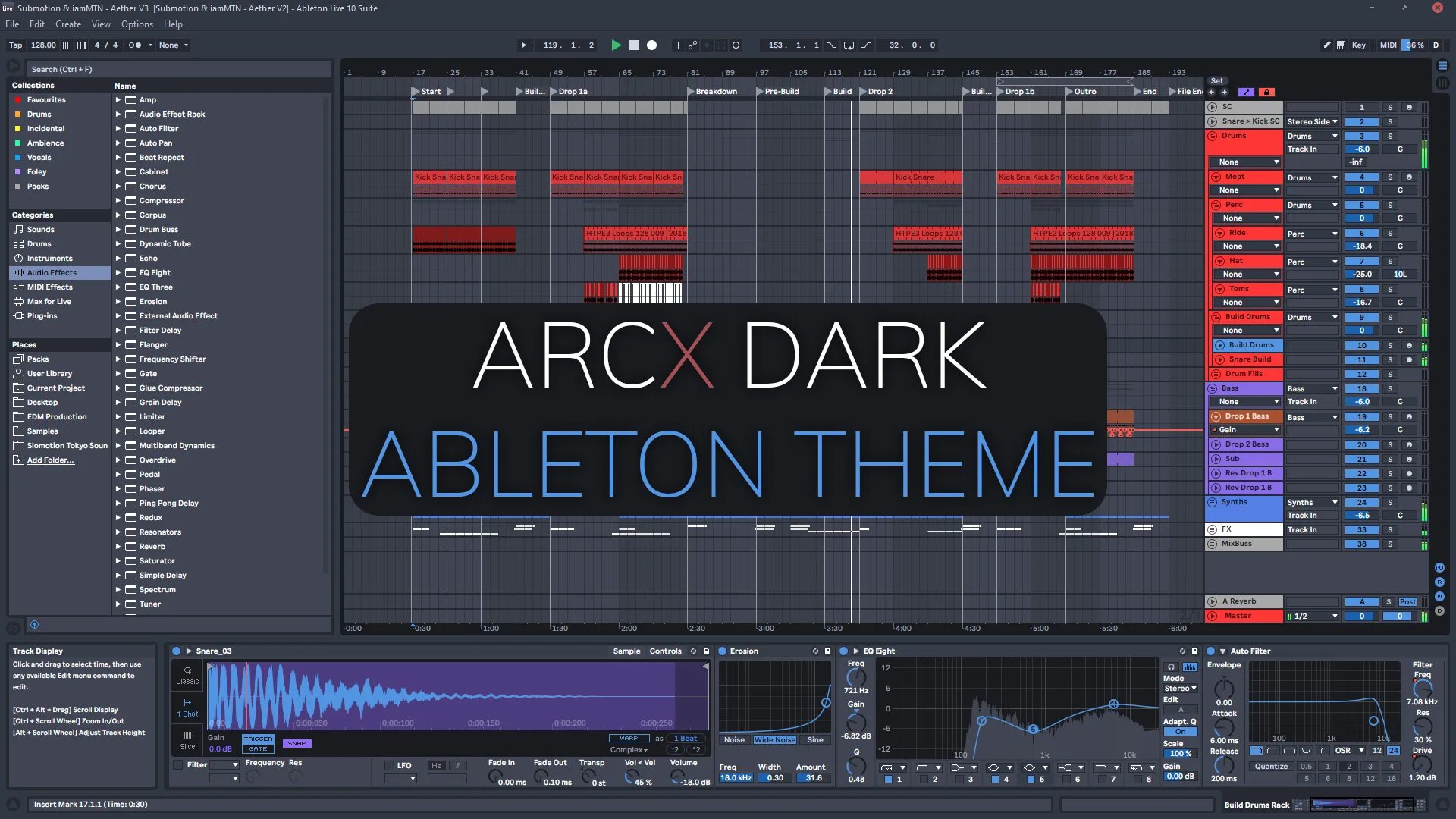 Best able. Ableton live 11 интерфейс. ableton live 11 dark theme. тема для аблетон. темы для ableton.