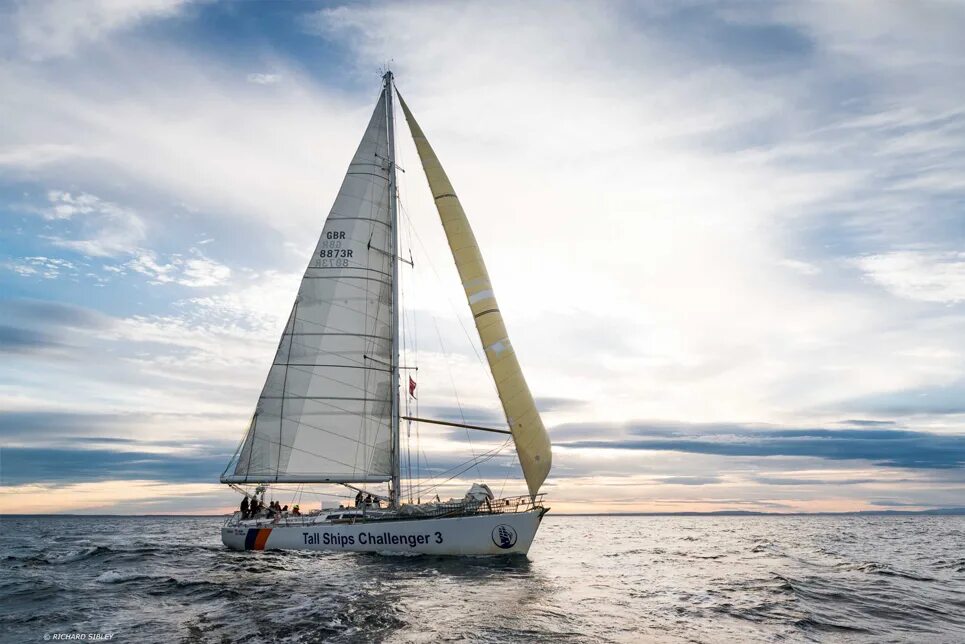 Инновационные паруса. Яхта (парусник). Парусник 3 мачты. Ocean sailor aut. Three sails.