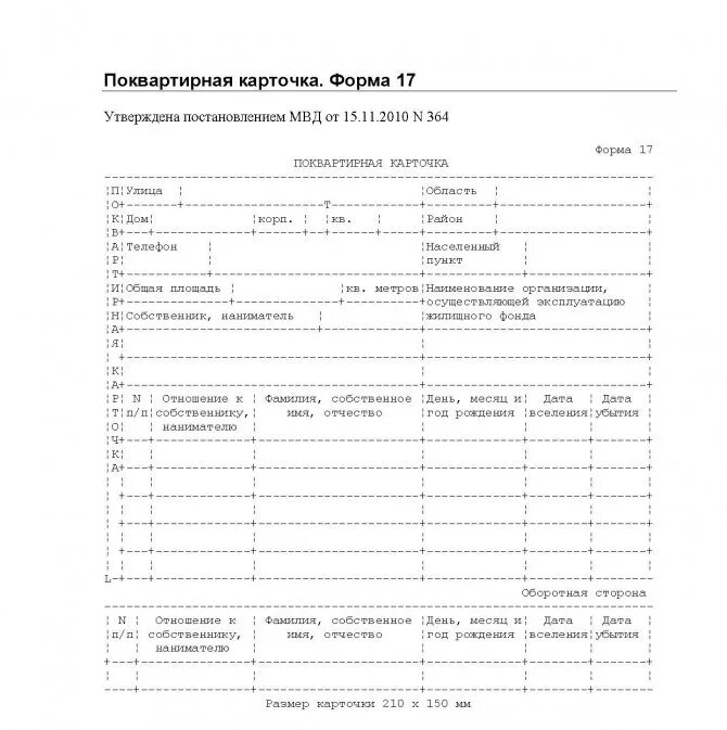 Поквартирная карточка форма 10. Образец поквартирной карточки форма 10. Поквартирная карточка форма 17 б. Карточка поквартирного учета форма 10.