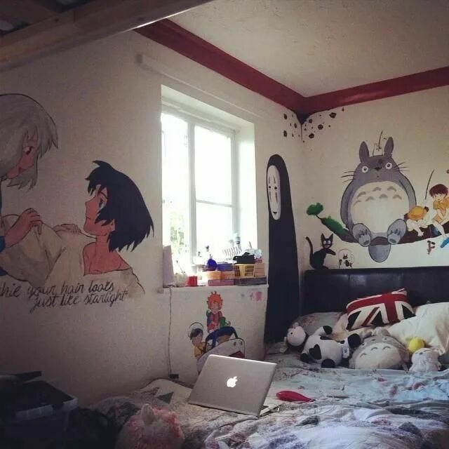 anime, kitten, and pastels-bilde More Cute room ideas, Pastel room decor, Otaku 
