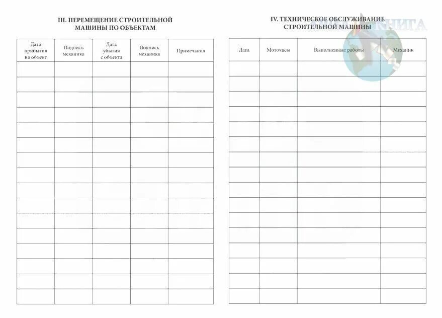 Образец бортового журнала автомобиля. Бортовой журнал автомобиля образец. Бортовые журналы автомобилей. Бортовой журнал самоходной машины. Учет работы строительной машины