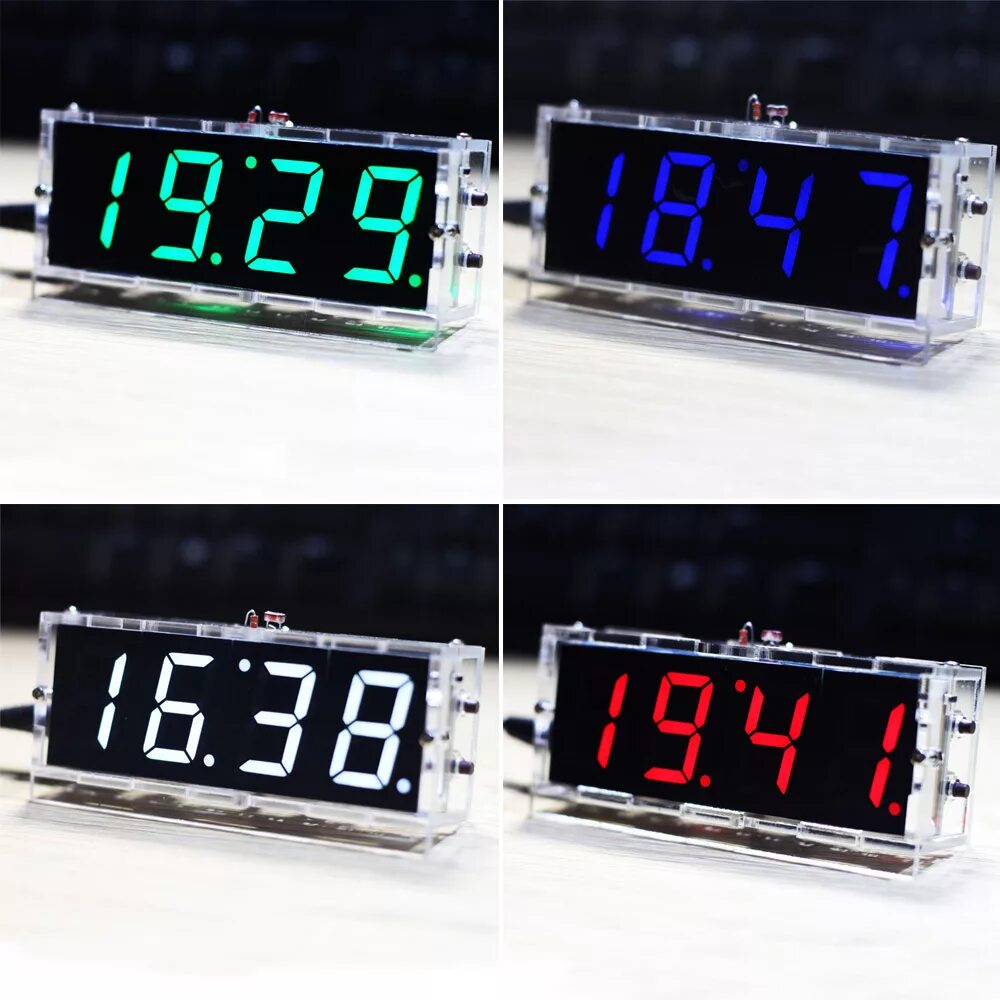 Compact 4-Digit DIY Digital led Clock Kit. DIY набор "электронные часы yd-020". DIY набор "электронные часы - будильник". Led Digital Clock xy2315. Купить на алиэкспресс электронную