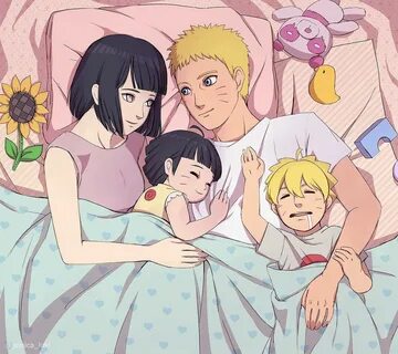 Download Adorable Uzumaki Clan In Bed Wallpaper | Wallpapers.com 