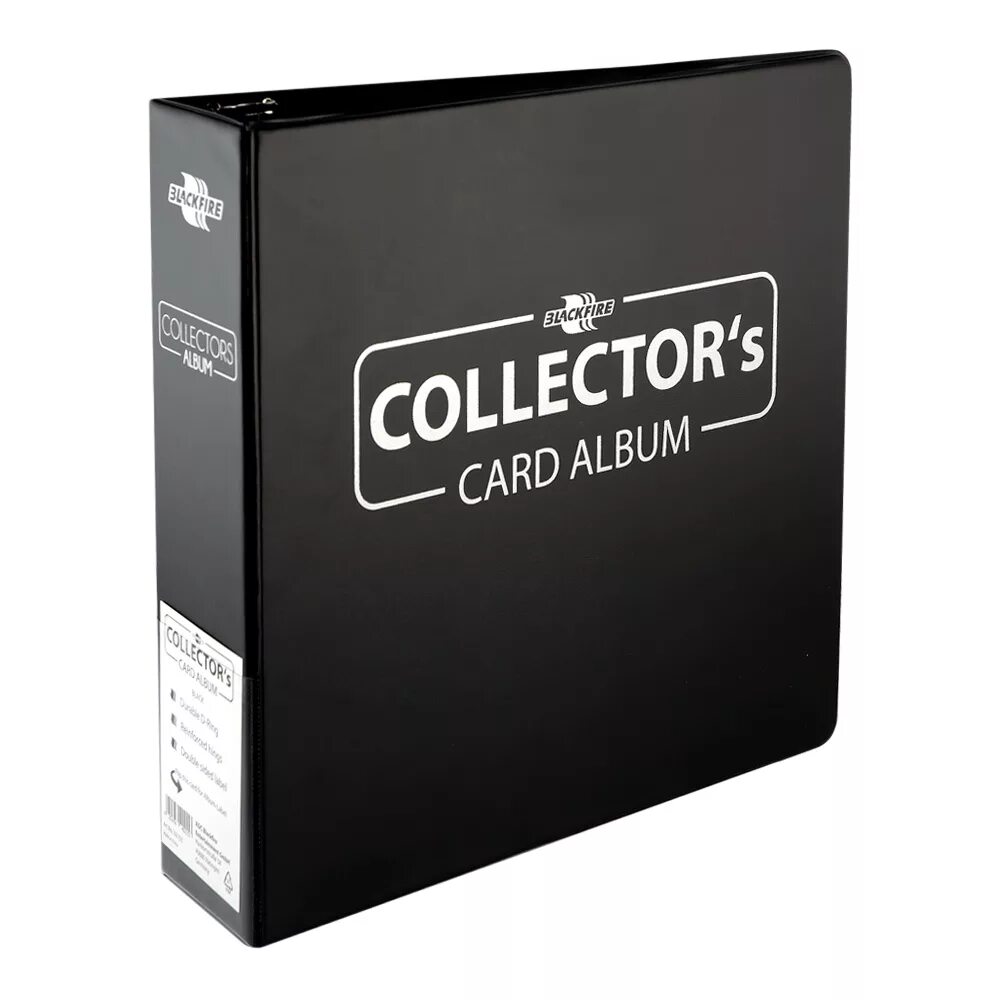 Card collect. Blackfire Collectors album - Black. Альбом для коллекционирования карточек. Черный фотоальбом. Collector album.