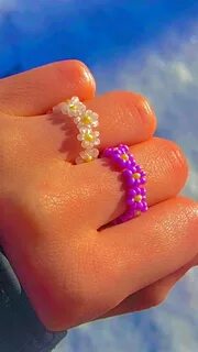 Разные колечки из бисера