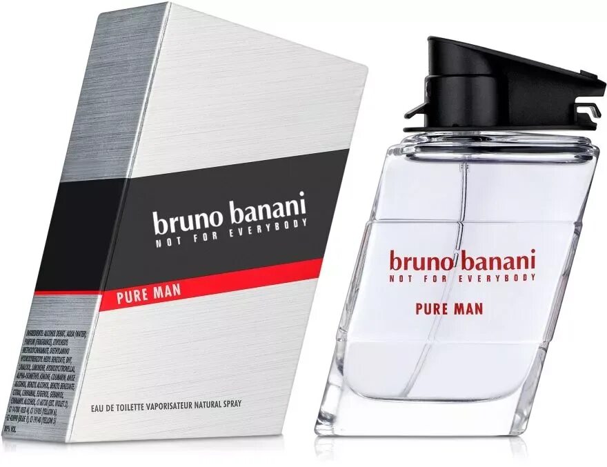 Bruno banani pure. Bruno Banani Pure man. Pure men Bruno Banani мужские духи.