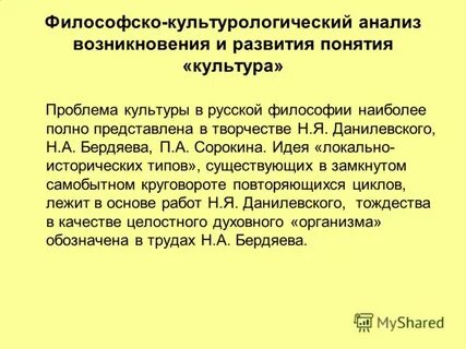 Возникновение анализа