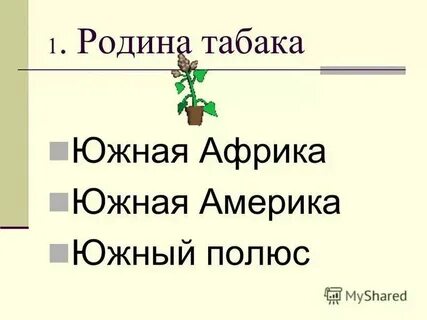 Табаков юга