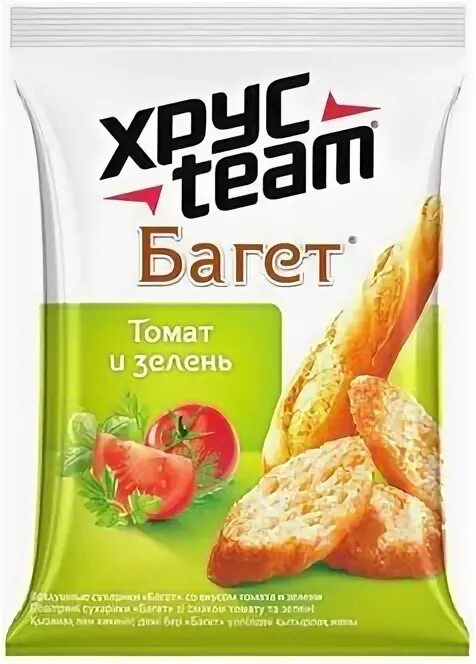 сухарики хрустеам багет сметана и зелень 100 г. хрустим багет томат. хрустим багет зелень. хрустим багет зелень. хрусteam багет томат и зелень, 60 г.