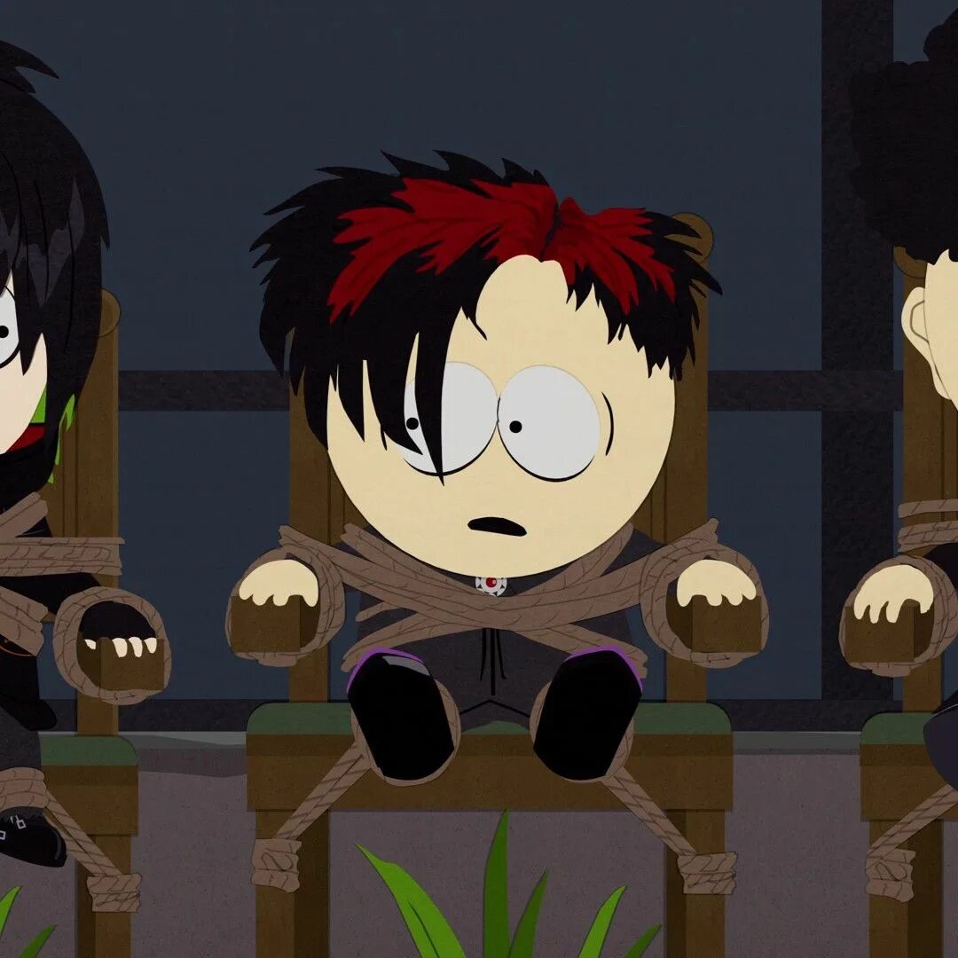 South park kids. Дети готы южный парк. South park kids. Нонконформист саус парк. Детсадовец гот южный парк.