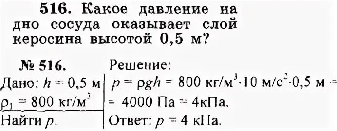 В баке с керосином имеется