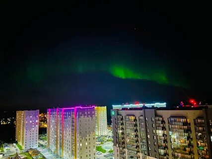 Северное сияние сургут