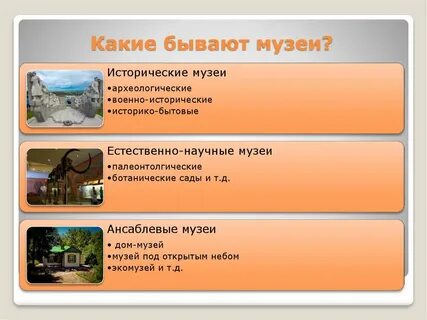 Музеи бывают