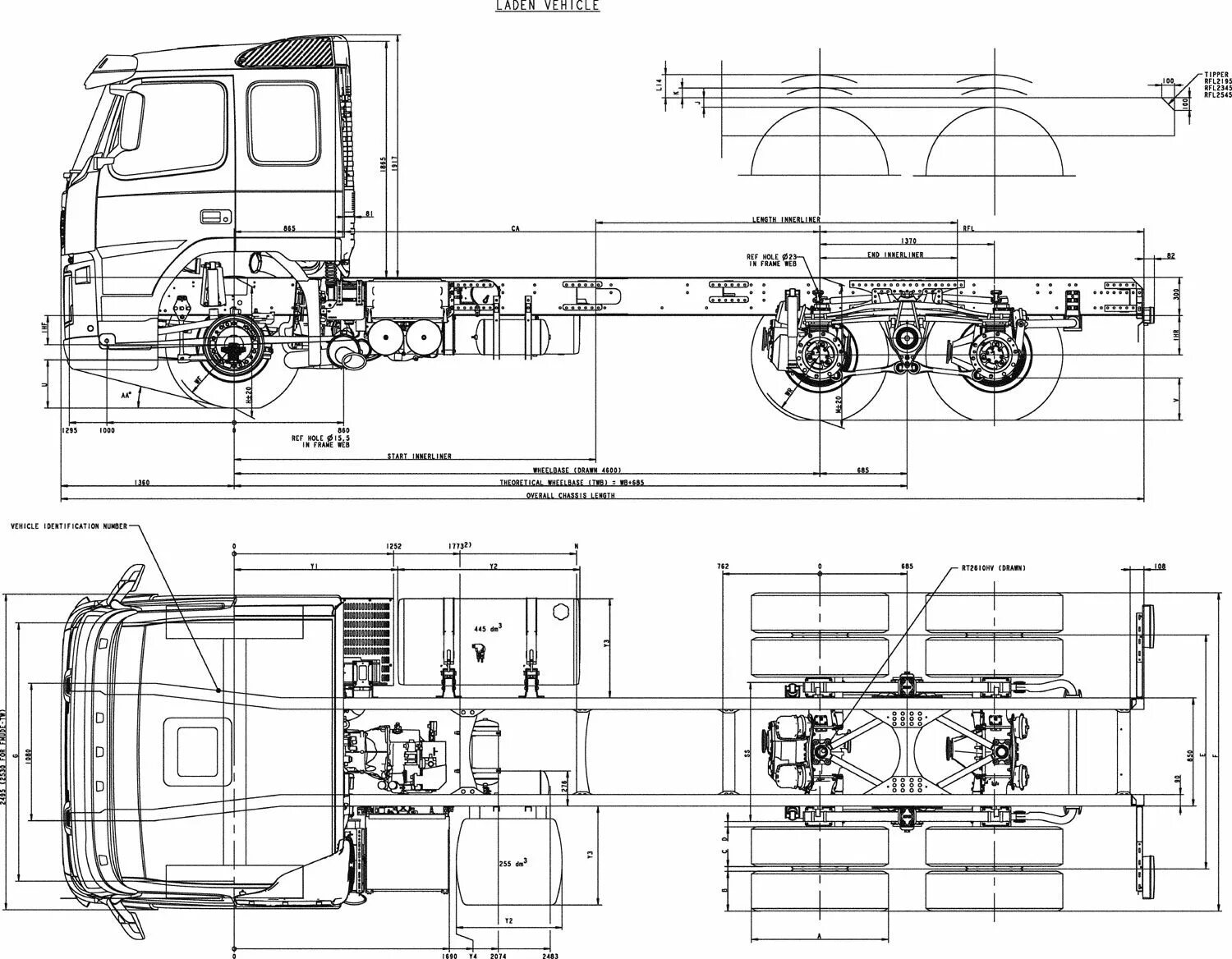 Габариты volvo fh. Ширина рамы Вольво fh12. Ширина рамы Вольво фл. Тягач Shacman 6x6 схема. Ширина рамы Volvo f12.