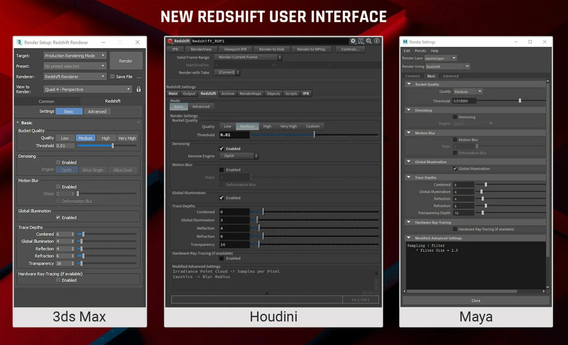 Redshift 3. Redshift 3d Max. Redshift interface. Настройки рендера GPU Blender.