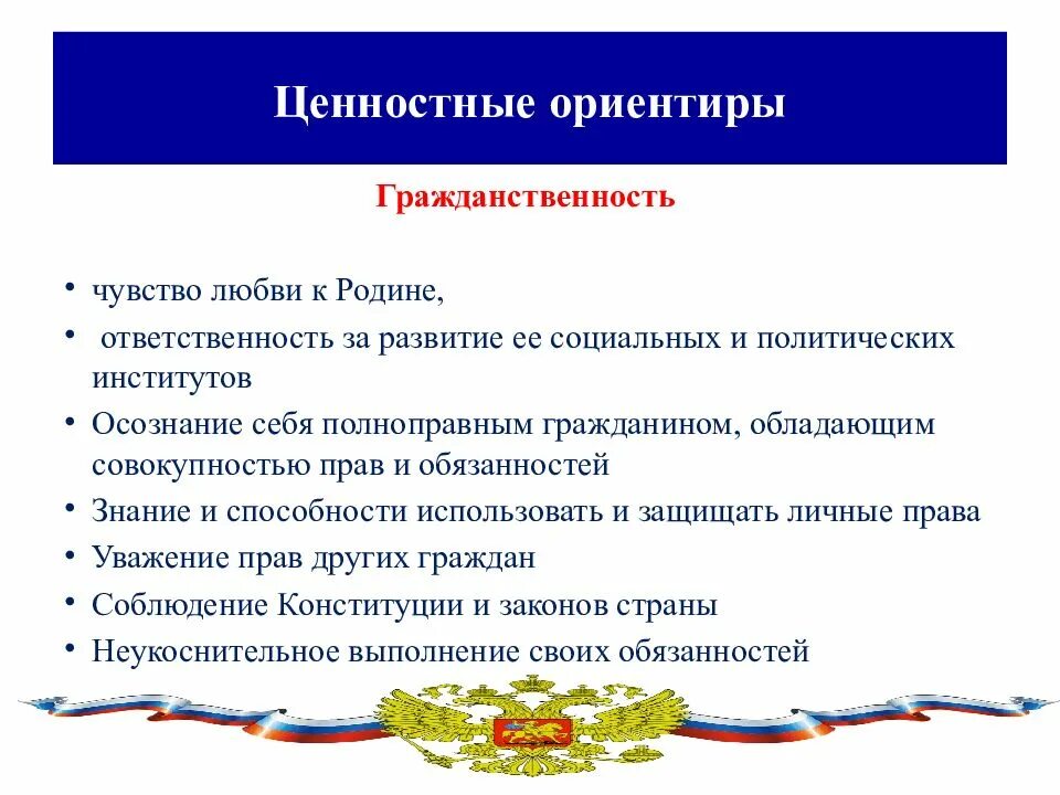 Сочинение духовные ориентиры в жизни человека. Ценностные ориентиры. Принципы патриотизма и гражданственности. Духовно-нравственные ориентиры в жизни человека. Ценностные ориентиры личности.