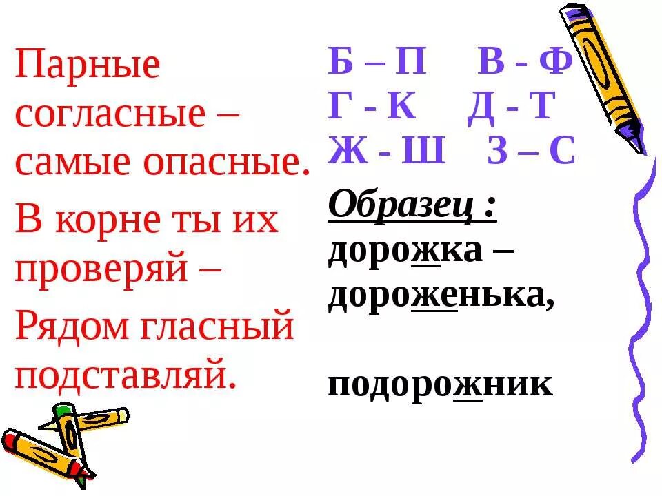 В ф в корне слова. Правило проверки парной согласной в корне слова. Правило проверки парной согласной в корне слова 2 класс. Парные согласные в корне памятка. Правило проверки парных согласных в корне слова 2 класс.