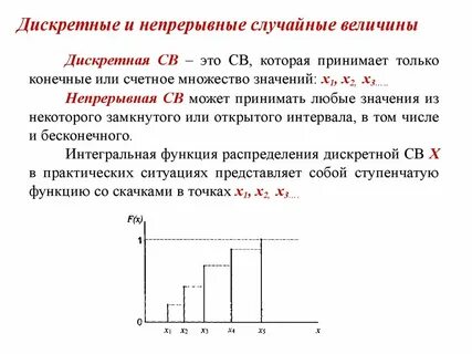 Распределение дискретных и непрерывных случайных величин