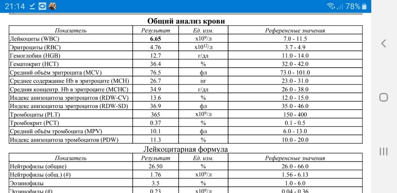 Что означает в анализах повышенное