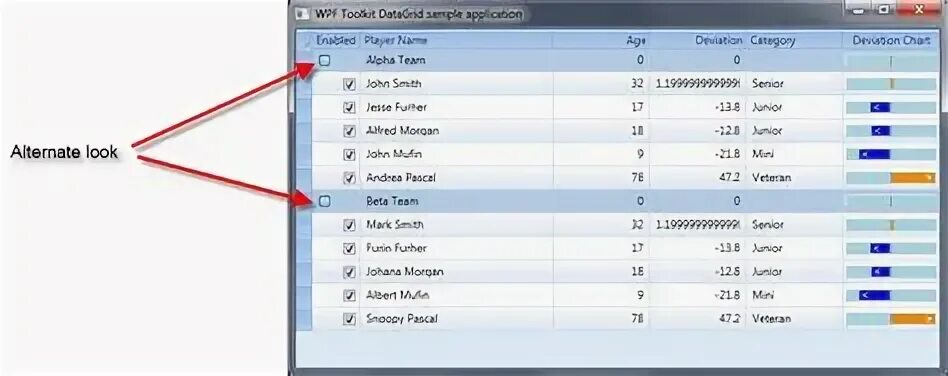 Wpf datagrid