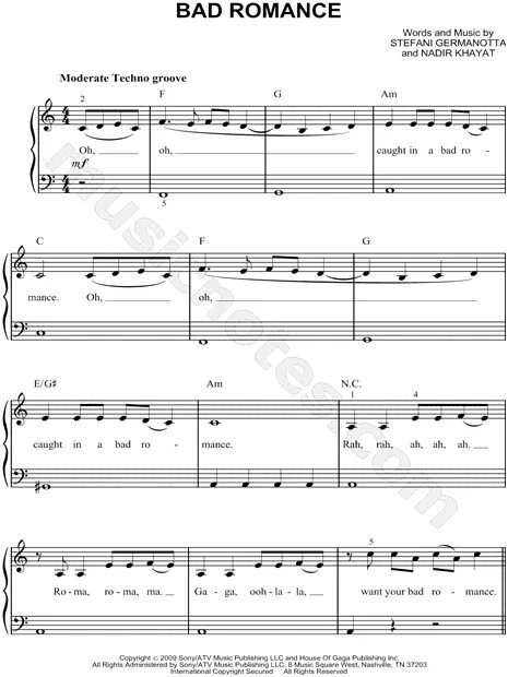 Бад романс леди гага ноты. Леди гага bad romance ноты. Песня бэд романс. Bad romance sheets. Lady gaga bad romance пианино.
