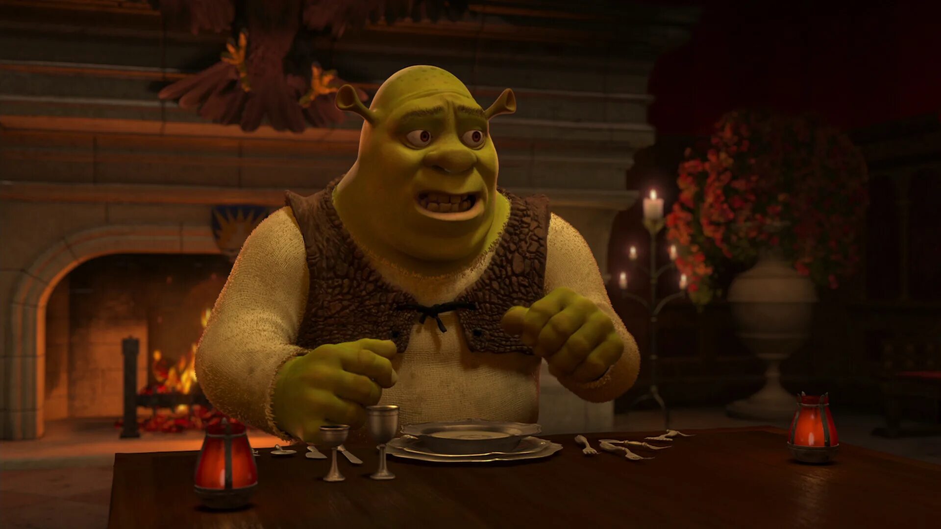Шрек существует. Shrek 2. шрек 2002. шрек 2 ужин.