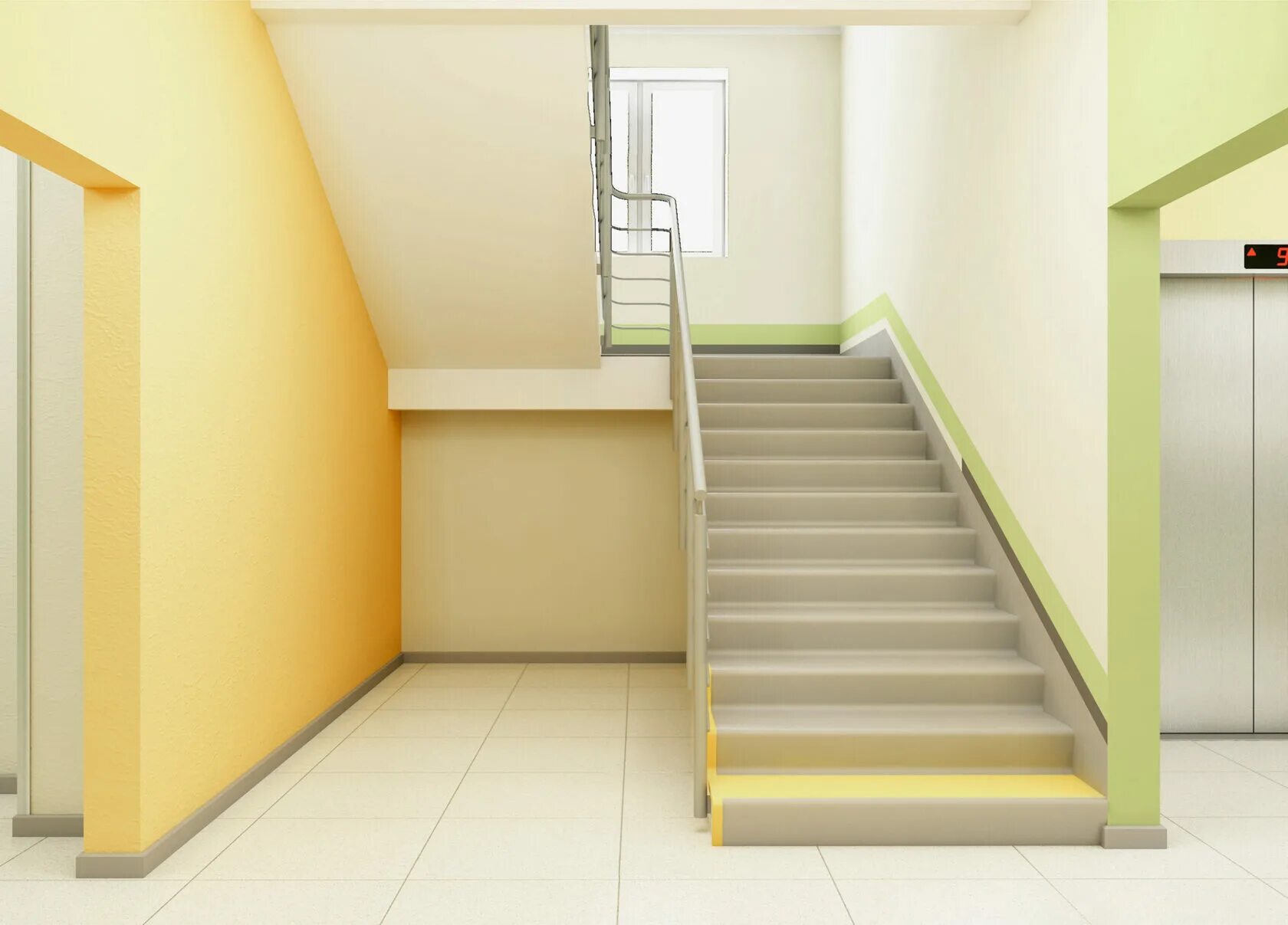Какой подъезд и какая квартира. Лестница в подъезде. Красивый подъезд. Желтый подъезд. Покраска подъезда.