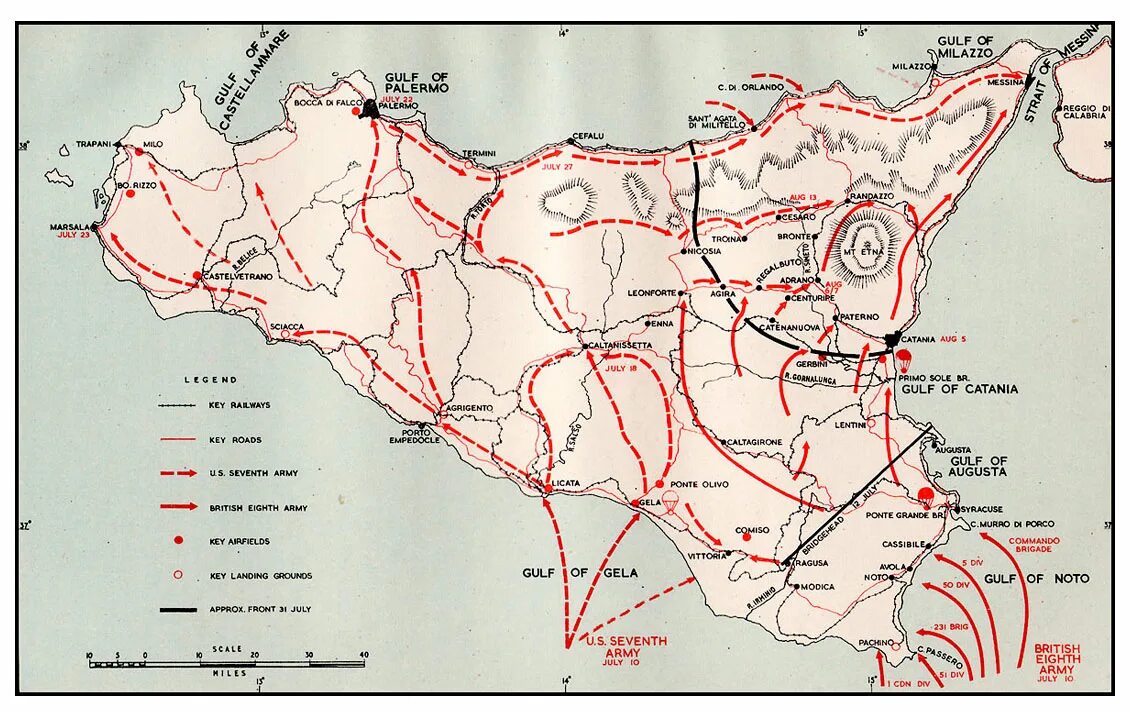 Сицилия 1943 операция. Высадка в Сицилии 1943 карта. Сицилийская десантная операция 1943 карта. Сицилийская десантная операция 1943. Высадка в сицилии