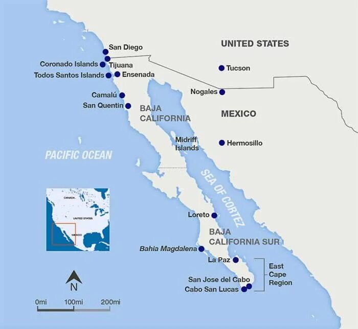 Полуостров калифорния находится на. Полуостров Калифорния Калифорния на карте. Полуостров Калифорния на карте Тихого океана. Калифорнийский залив Коронадо. Мексика калифорнийский полуостров.