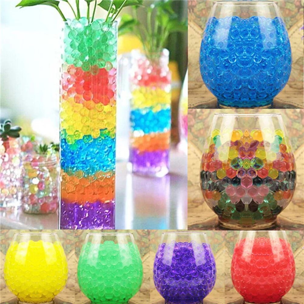 как сделать гидрогелевые шарики.