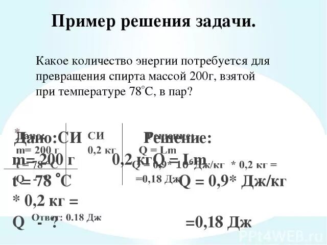 Какое количество энергии для обращения воды