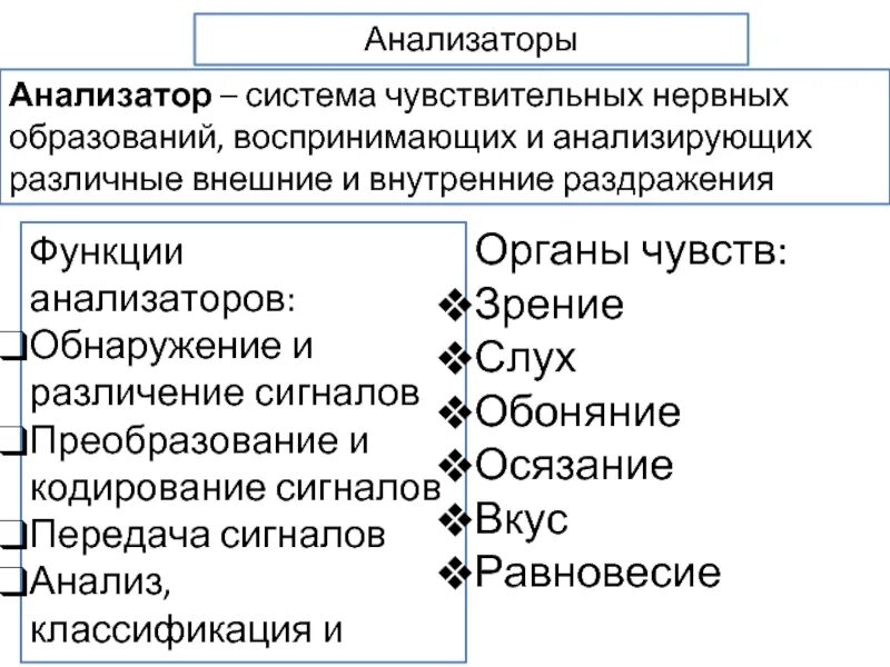 Анализаторы виды и функции. Функции анализаторов. Функции анализаторных систем. Функции анализаторов человека.