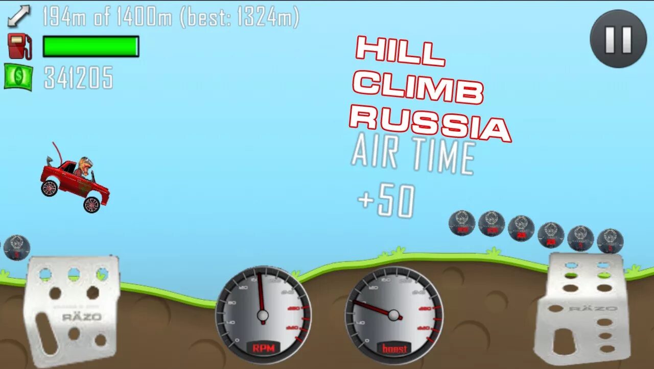 Чит деньги hill climb racing