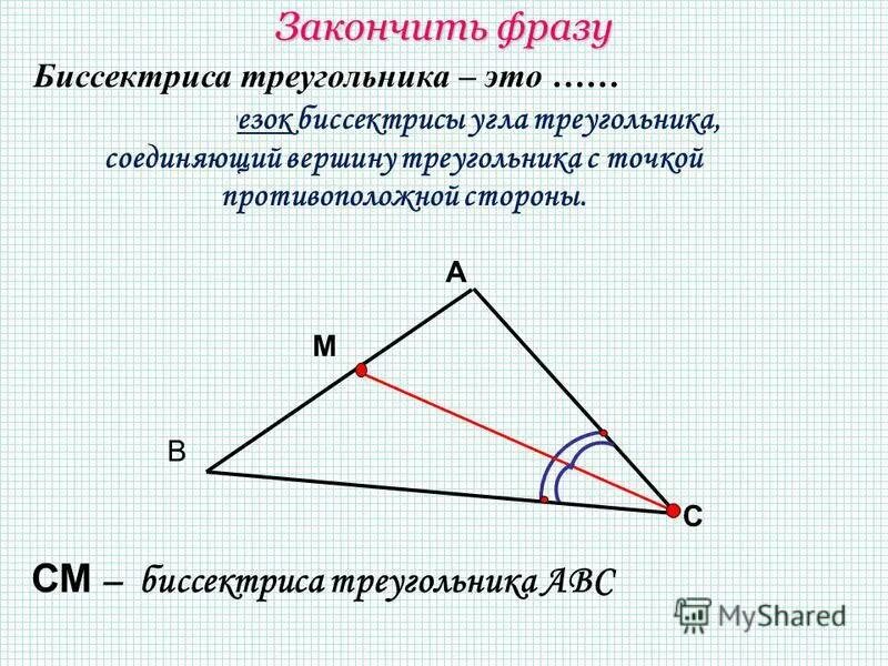 Биссектриса. Биссектриса треугольника. Бесектриса треугольник. Бисекьриса треугольник. Любая биссектриса треугольника делит его пополам