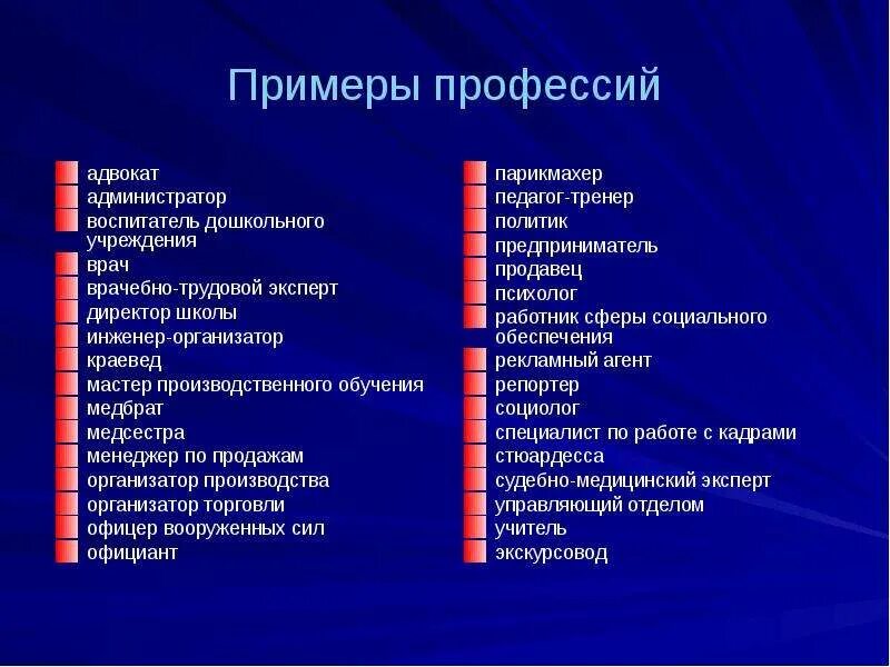 Профессии которые изготавливают товары. Профессии торговли список. Примеры профессий торговля. Примеры профессий.