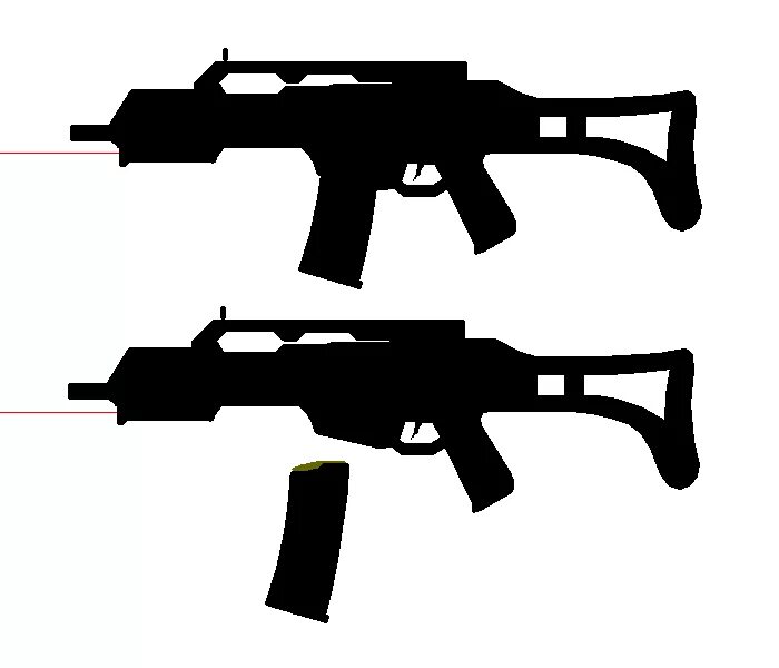 Simple animated guns