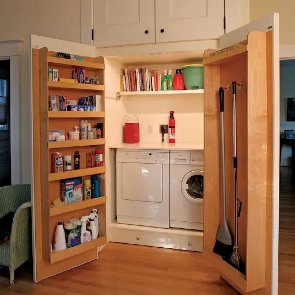 Интересные шкафы. Организация пространства на кухне. Интересные шкафы для кухни. Шкафы в маленькой квартире.