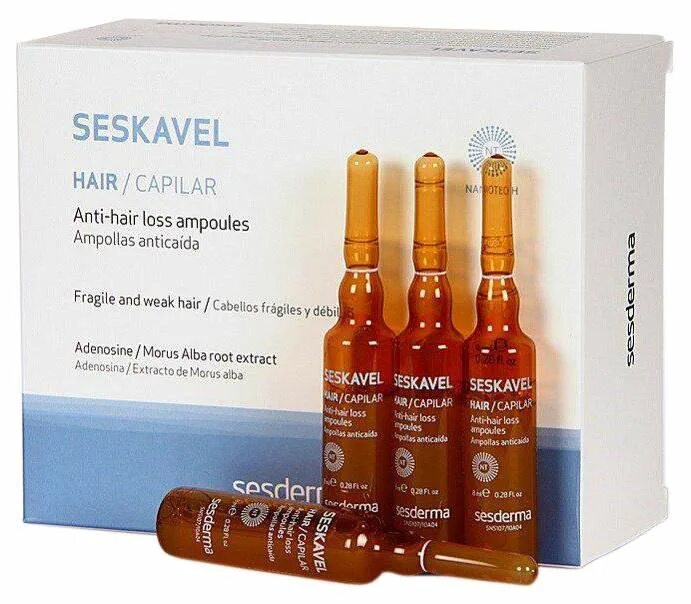 SESKAVEL hair ампулы. Sesderma средство в ампулах от выпадения волос, 12 шт. По 8 мл. Сесдерма Anti hair loss. Сесдерма ампулы от выпадения волос. Средство для волос 12