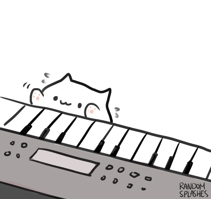 Бонго Кэт пианино. Кот на пианино Мем. Кошка на пианино. Синтезатор Bongo Cat. Пианино мемы играть