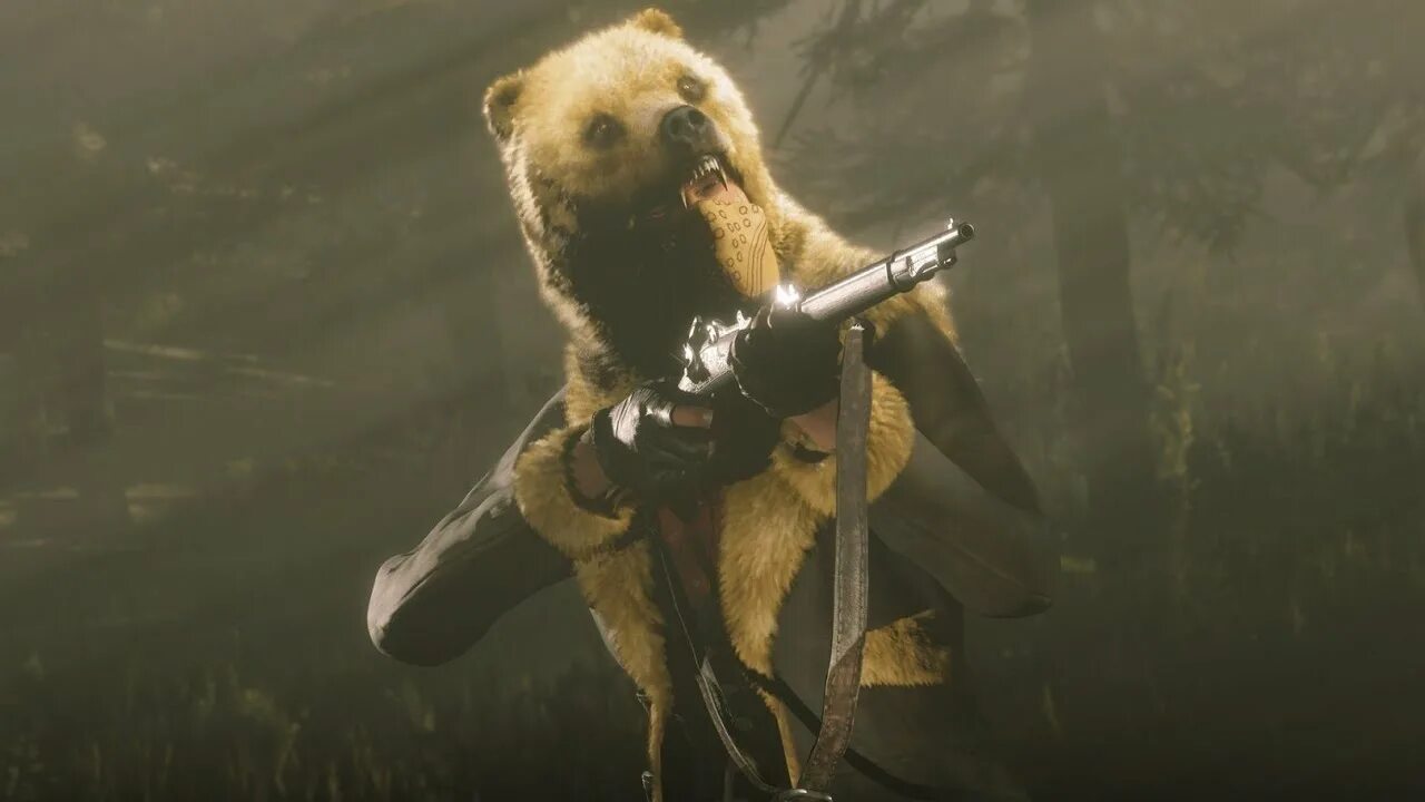 Legendary animal. Медведь ред дед редемпшн 2. Red Dead Redemption 2 легендарный медведь. Медведь золотой дух РДО.