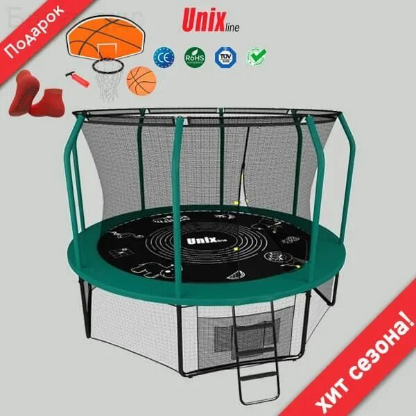 Батут Unix line 16 ft Supreme Blue. Батут Unix line Supreme game 10 ft (Green). Батут Unix line Supreme game 14 ft (Green). Батут Unix line Supreme game 8. Unix line supreme game