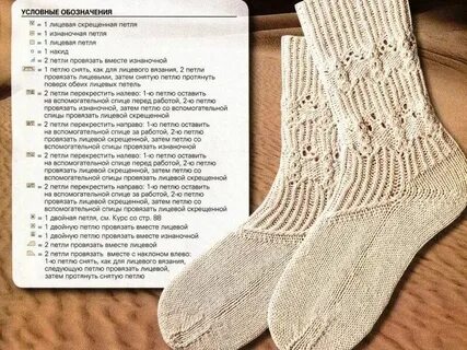 Носки спицами схема вязания красивые схемы