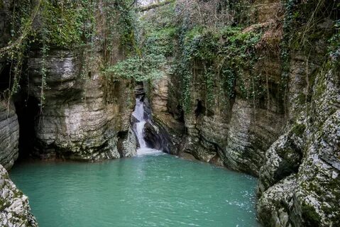 Агурские водопады краснодарский край