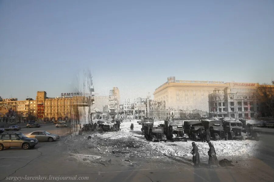 Время вол. Сталинград площадь павших борцов 1942. Сталинградская битва площадь павших борцов.