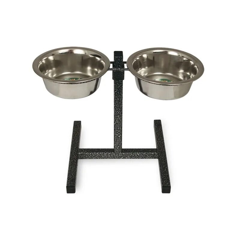 Миска для животных. Регулир+миски 2*0,18л (10-20см) мм-019. Миска для собак. Диаметр мисок для собак металлических. Подставка для мисок.