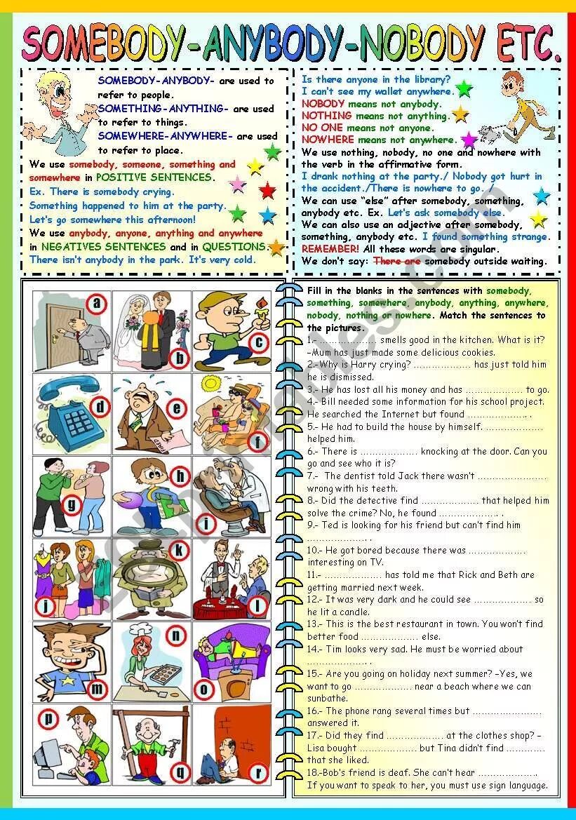 To make somebody stand on end. Somebody anybody nobody something anything. somebody anybody nobody something anything nothing worksheet. somebody anybody nobody worksheets. somebody something worksheets.
