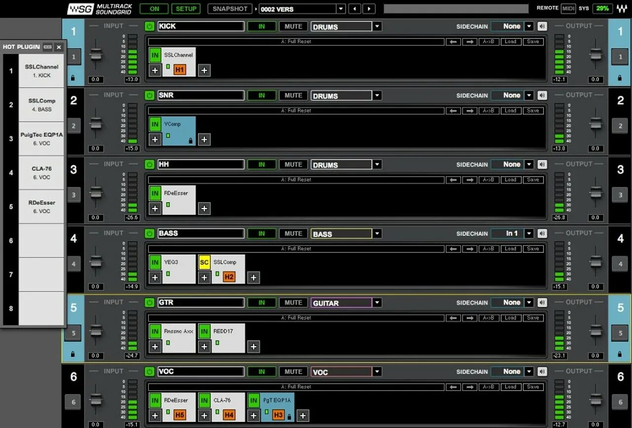 Output plugins