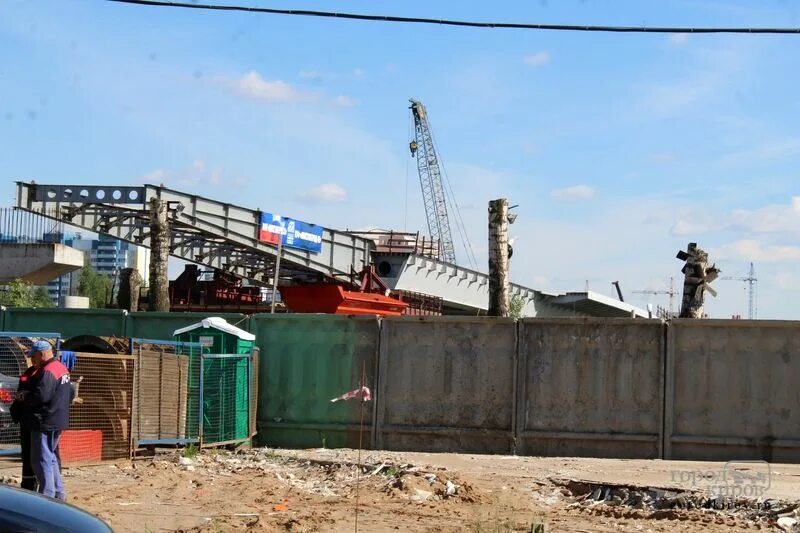 Мостоотряд киров. Путепровод в чистые пруды. стройка киров. эстакада в аренду.
