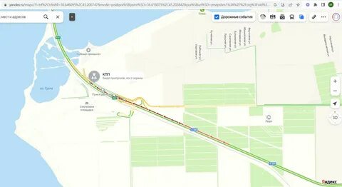 Крымский мост на карте краснодарского края