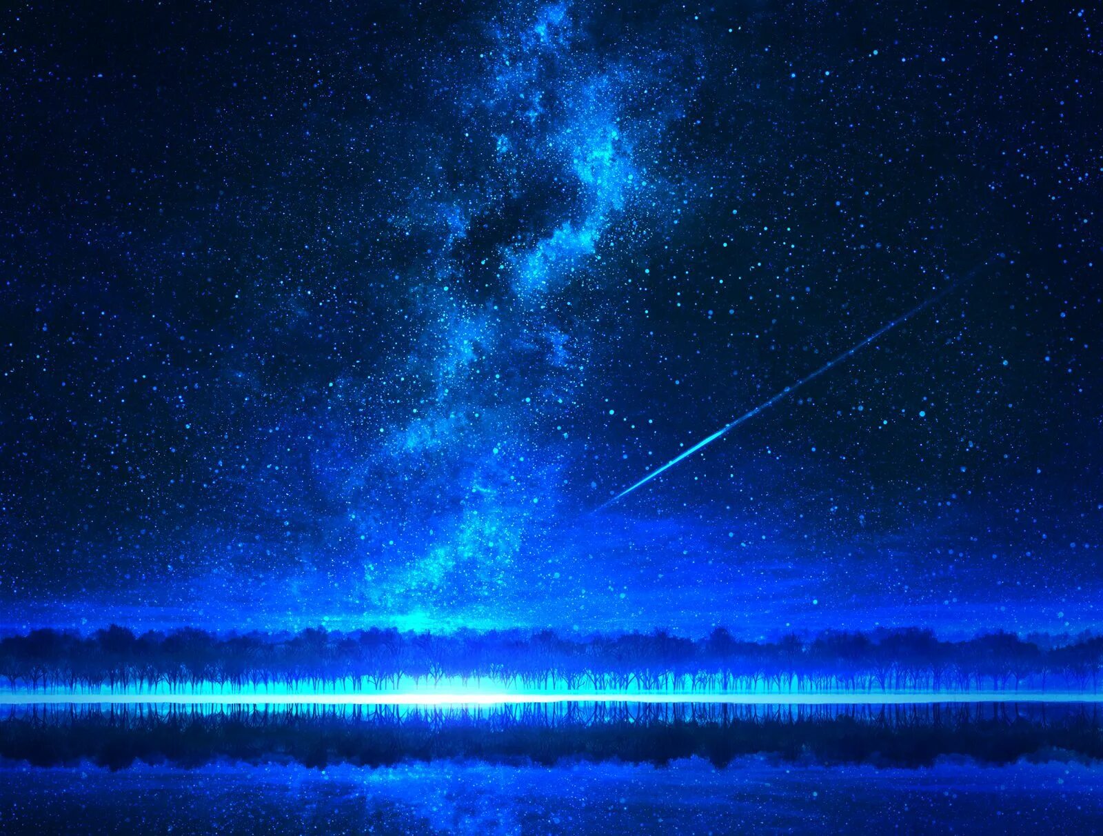 Звездное небо кометы. Звездное небо Млечный путь Комета. Яркое звездное небо. Синее звездное небо. Ночное звездное небо.